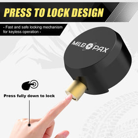 MILBOPAX lock in wet conditions showing anodized finish resisting corrosion and maintaining operation