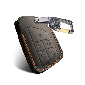MILD EAST front view showing black leather cover protecting Chevy 5-button fob