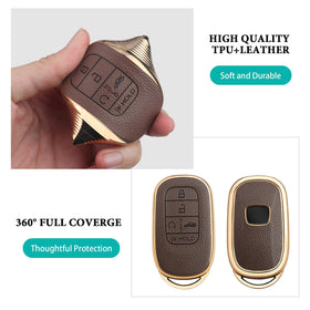 MILD EAST key fob in hand demonstrating ergonomic grip and ease of pressing
