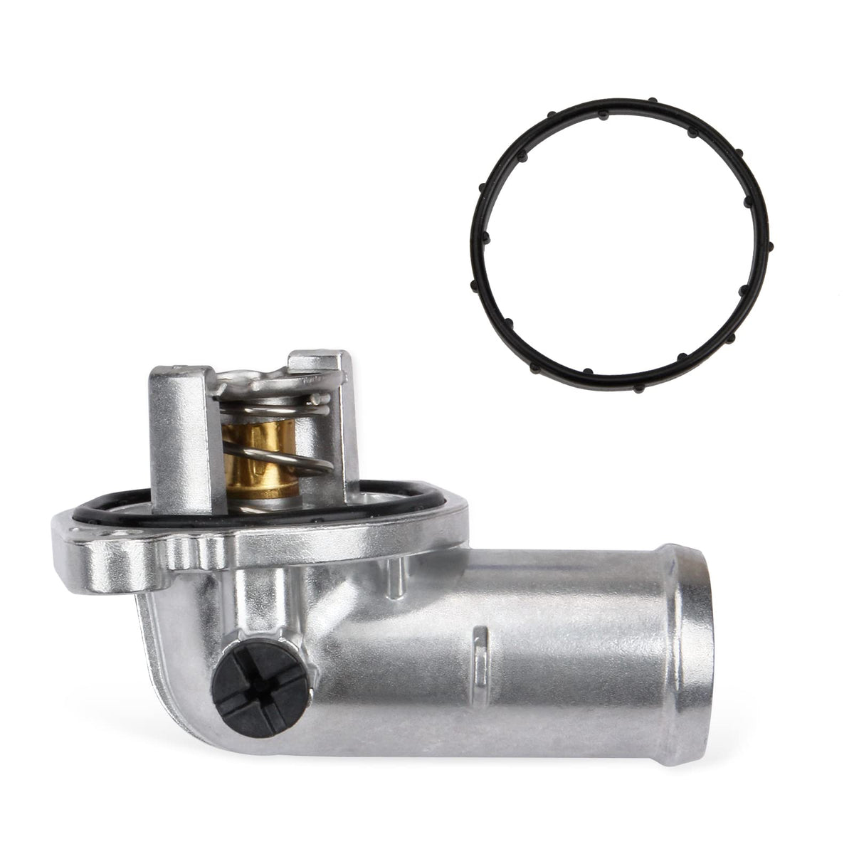 MILIPARTS front view of aluminum housing showing ports and fitment benefit