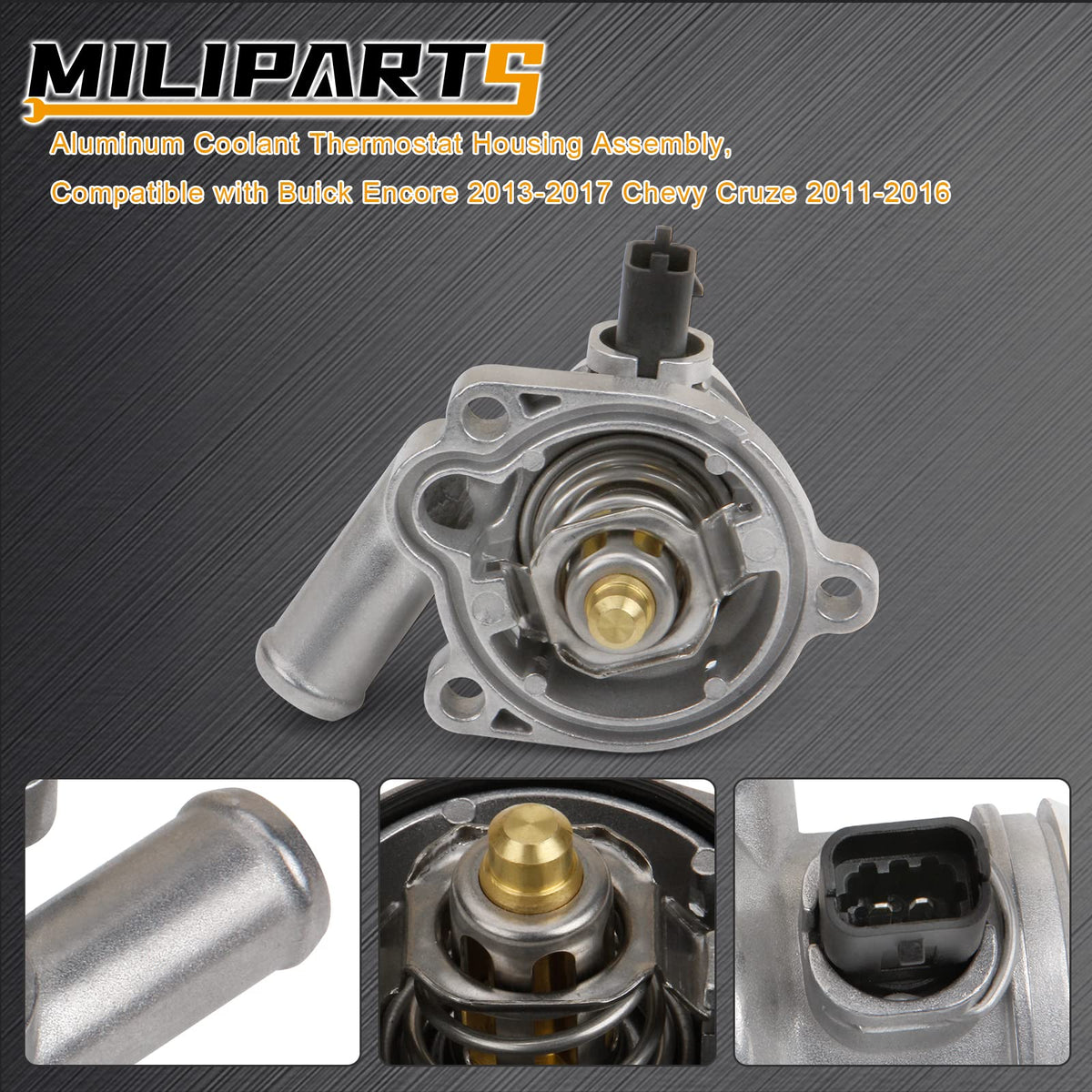 MILIPARTS gasket and flange detail illustrating secure sealing and leak prevention