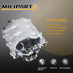MILIPARTS mounting flange detail showing precise sealing surfaces for reliability