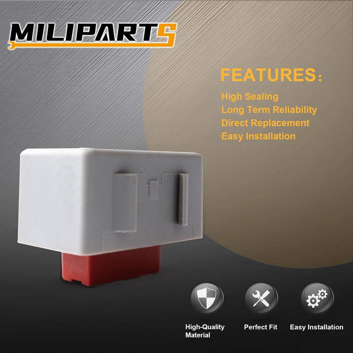 MILIPARTS relay installed under dash showing proper placement and restored function