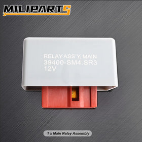 MILIPARTS relay size comparison with ruler to confirm dimensions before purchase