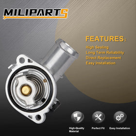 MILIPARTS side flange showing bolt holes for secure engine mounting