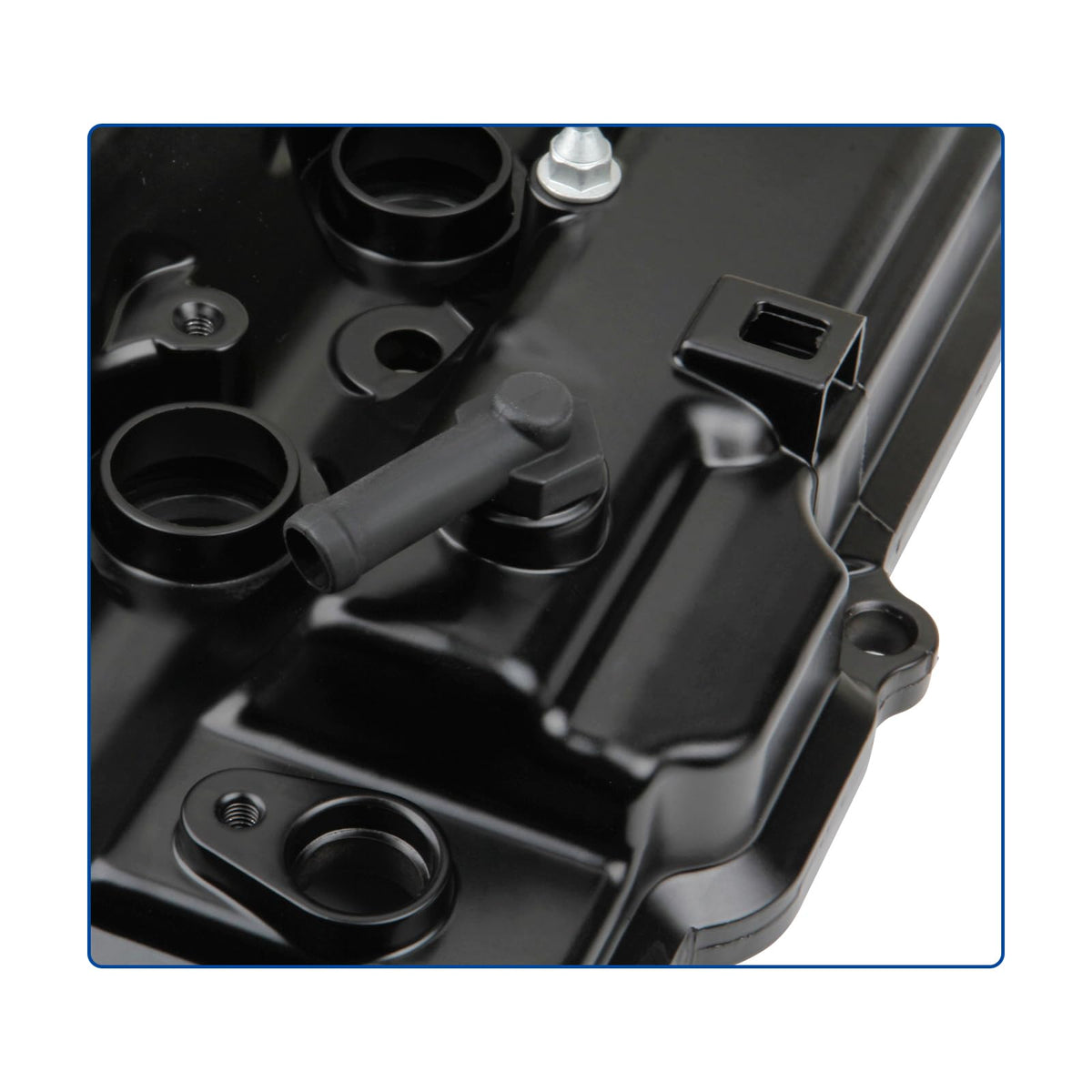 MILIPARTS valve cover beside ruler showing scale for accurate fit confirmation