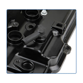 MILIPARTS valve cover beside ruler showing scale for accurate fit confirmation