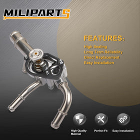 MILIPARTS temperature sensor and O-ring displayed for quick replacement and seal