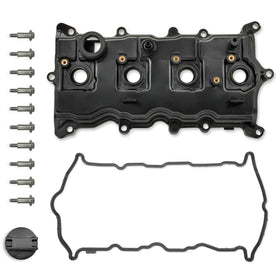 MILIPARTS valve cover front view showing exact OEM fit and ready-to-install benefit