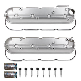 MILIPARTS valve cover front view showing clean finish and fitment benefit