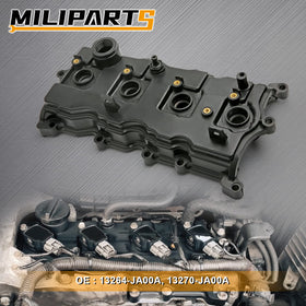 MILIPARTS valve cover installed in engine bay demonstrating correct fitment