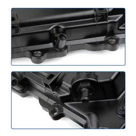 MILIPARTS valve cover installed on engine demonstrating direct-fit compatibility