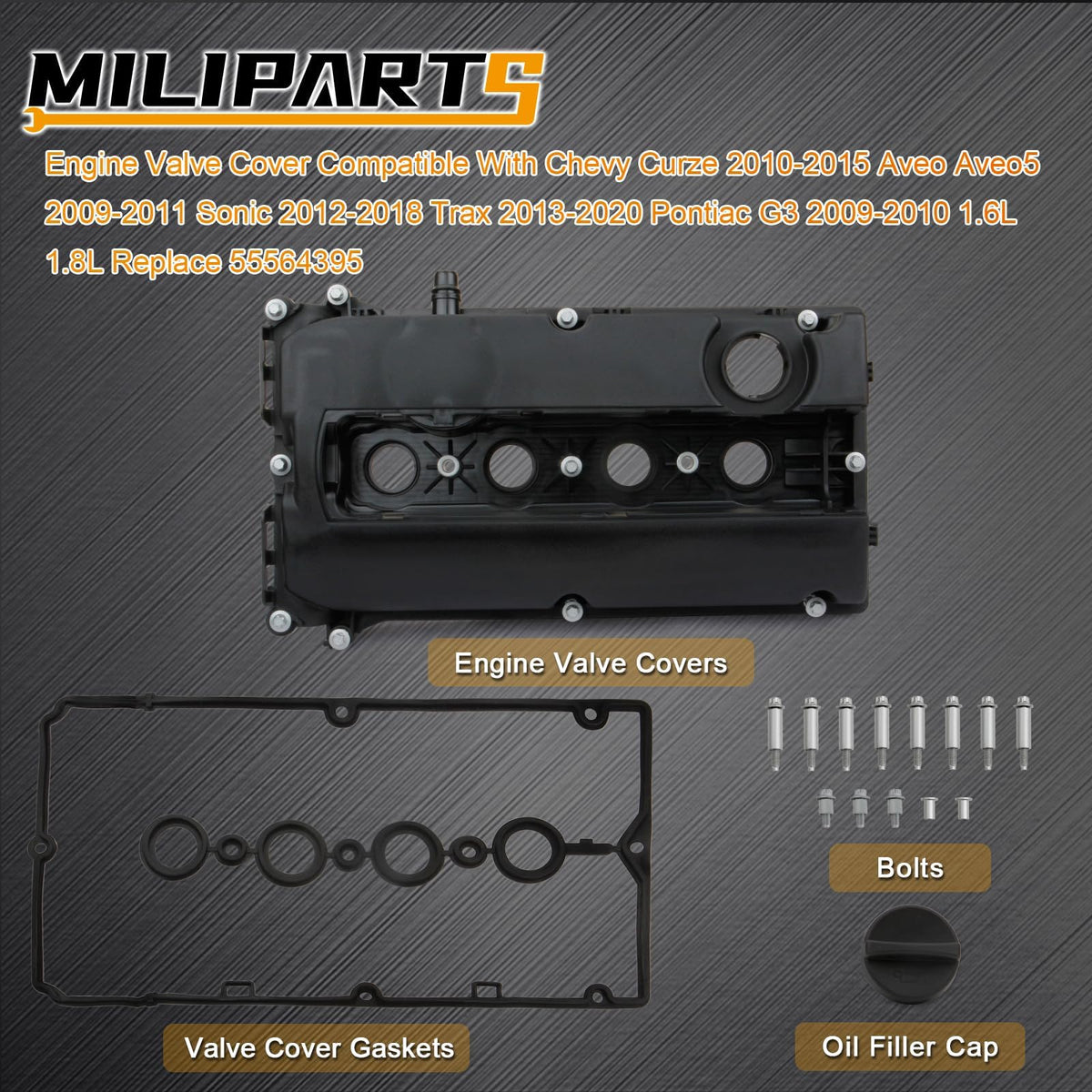 MILIPARTS label and part number visible for compatibility confirmation