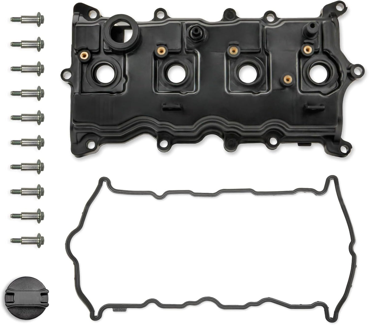 MILIPARTS valve cover in a garage setting showing readiness for DIY replacement