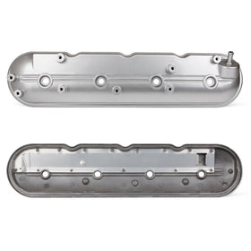 MILIPARTS valve cover next to ruler showing scale for accurate fitment