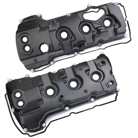 MILIPARTS valve covers front packaging showing paired left and right covers and fitment benefit