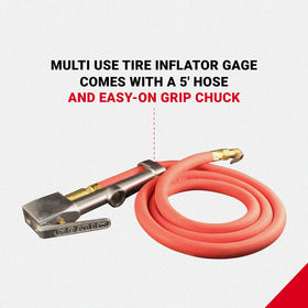 Milton 5-foot hose stretched shows reach and flexibility for easier access