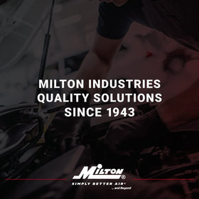 Milton inflator in workshop lifestyle image speeds tire servicing in bays
