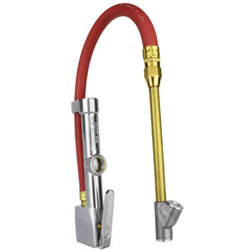 Milton front view of inflator gauge showing robust build and readable dial for reliable checks