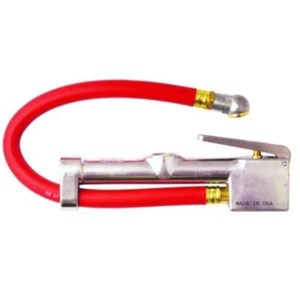 milton S-505 front view showing gauge face and hose for reliable readings