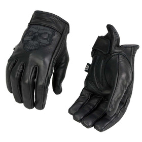 Milwaukee Leather front view of gloves showing design and fit benefits