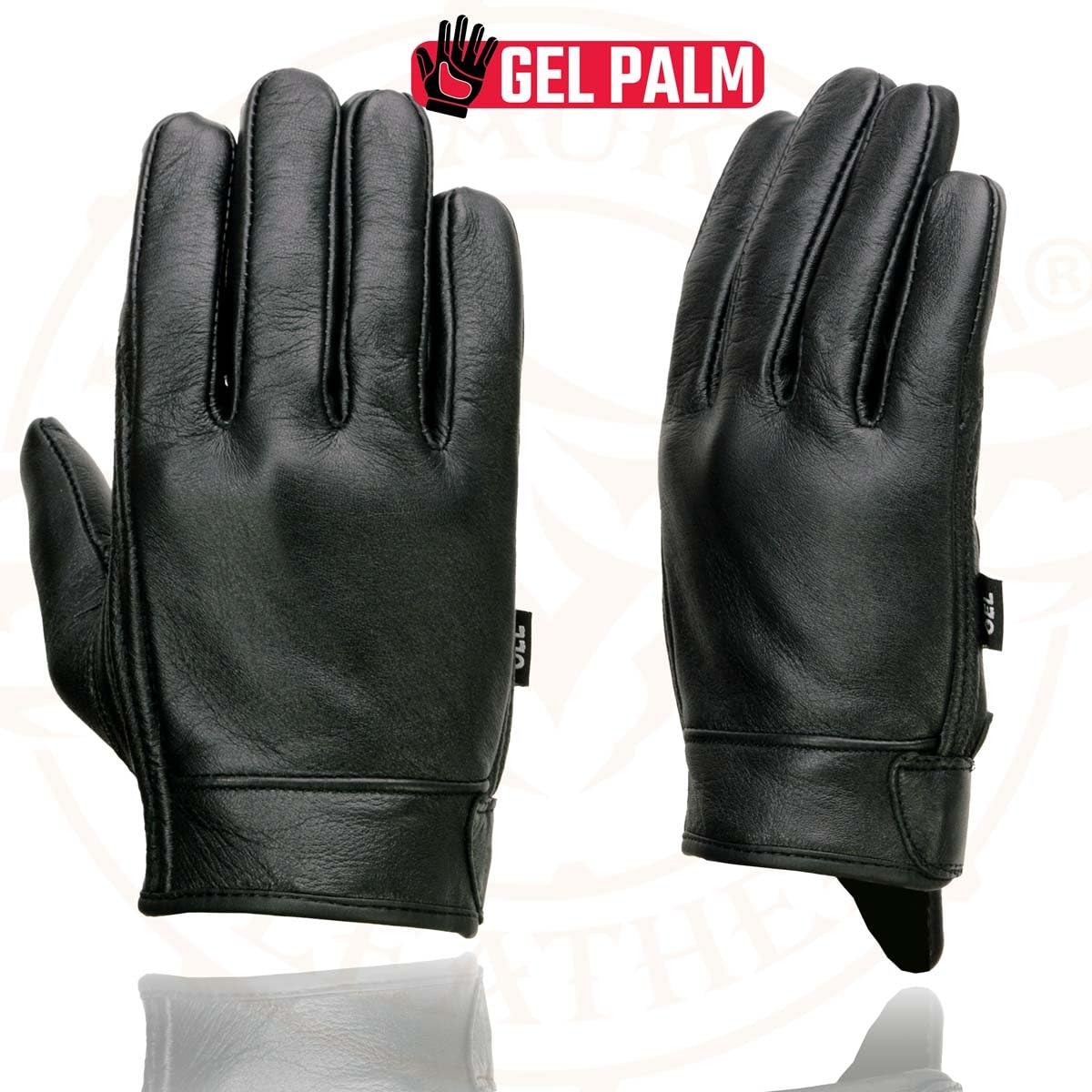 Milwaukee Leather adjustable wrist strap detail for a secure, tailored fit