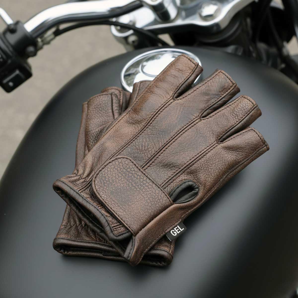 Milwaukee Leather adjustable strap detail securing a custom, anti-slip wrist fit for all-day wear