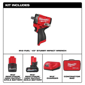 Milwaukee M12 with battery installed demonstrating extended runtime benefit