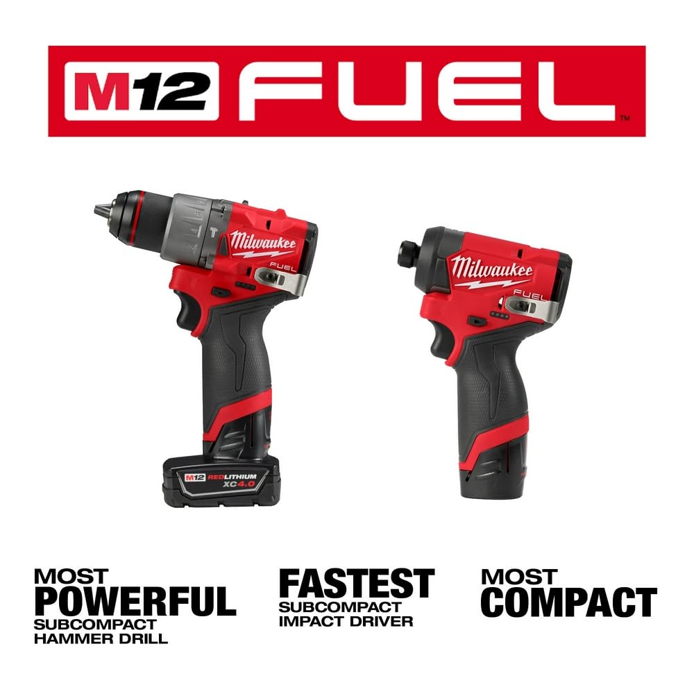 Milwaukee M12 batteries displayed with pack for longer runtime switching