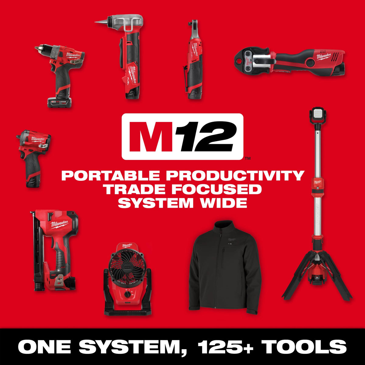 Milwaukee M12 impact driver driving fastener showing high torque benefit