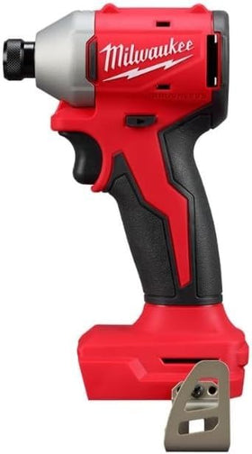 Milwaukee M18TRADE front view showing compact body and controls for faster work