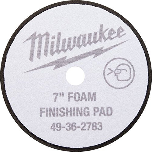 Milwaukee pad close-up texture showing foam density for consistent cut