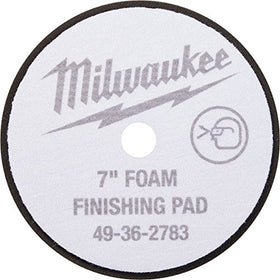 Milwaukee pad close-up texture showing foam density for consistent cut