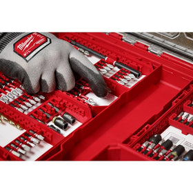 Milwaukee Shockwave in-action with impact driver delivering controlled torque and fewer breaks