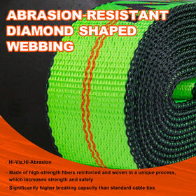 Mimanchi strap close-up of polyester webbing demonstrating weather resistance