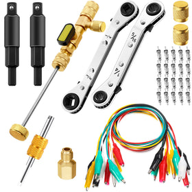 Mimorou front packaging showing full HVAC tool kit and included components for fast repairs