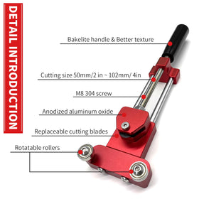 minlen side profile highlighting low-weight aluminum construction for easy handling