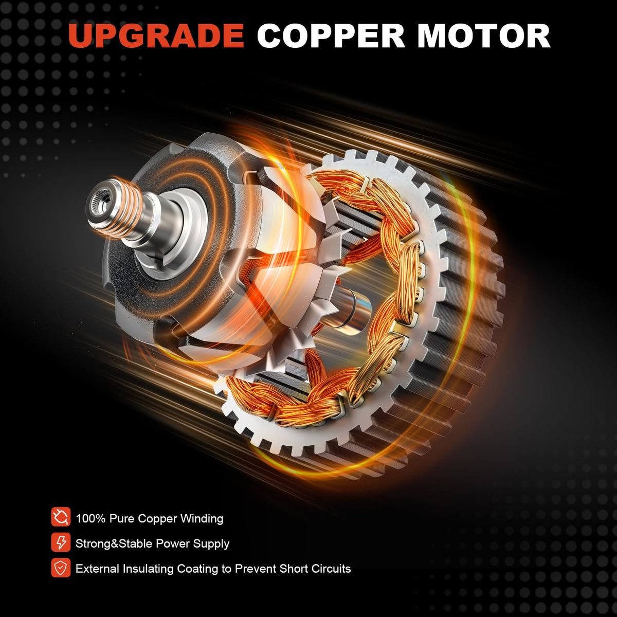MINPART alternator installed in engine bay demonstrating dependable in-vehicle power