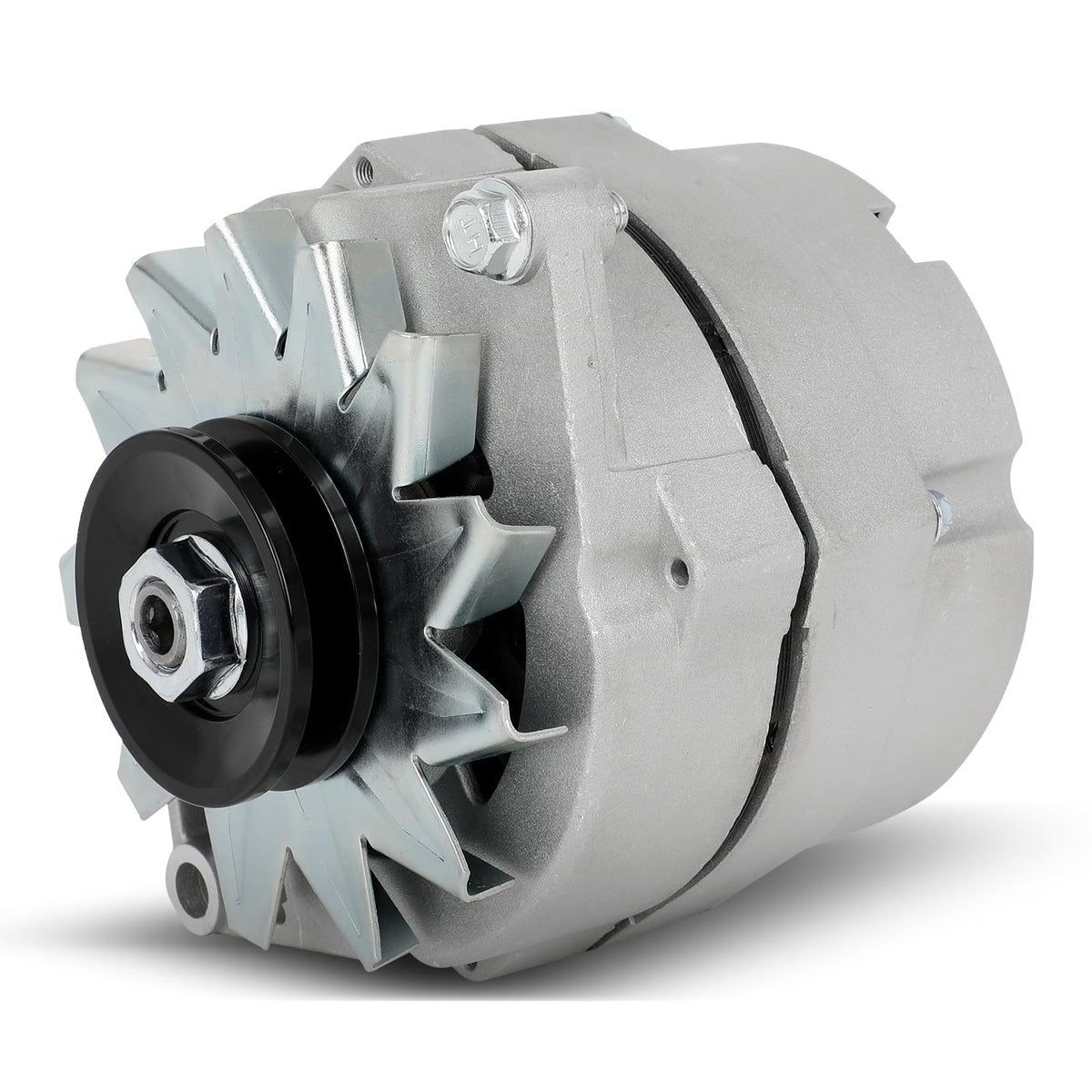 MINPART front view alternator shows form and easy bolt-in benefit