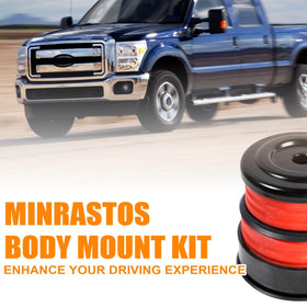 MINRASTOS mounted on crew cab pickup highlighting smoother ride benefit