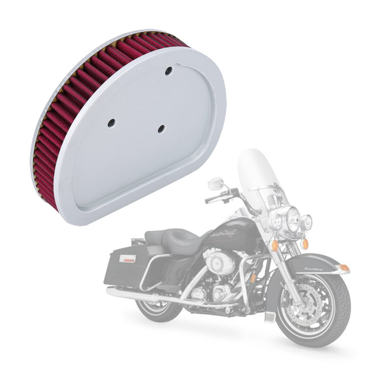 MINSTAR HD-1499 installed in Harley airbox demonstrating correct fit and easy service