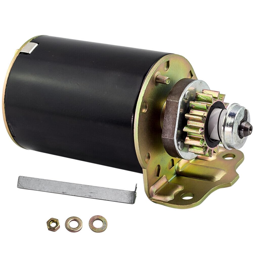 Mintu starter front view showing mounting face and bolt holes for direct-fit benefit