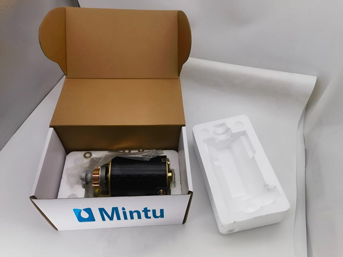 Mintu starter side profile highlighting housing length 97mm for correct fitment benefit