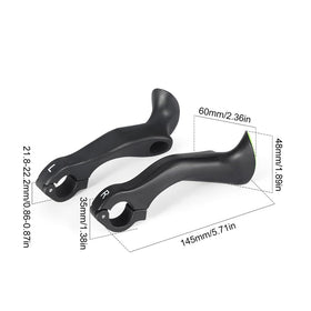 MIOLOE lifestyle shot of rider using bar ends for relaxed long-ride posture