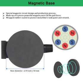 Mippko adhesive metal plate detail showing compatibility on nonmetal surfaces
