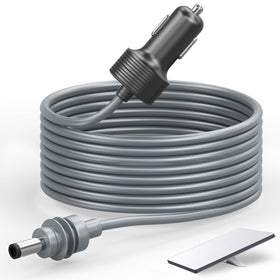 Mirexion front view of Starlink Mini 5m cable showing plug and cord, reliable mobile power