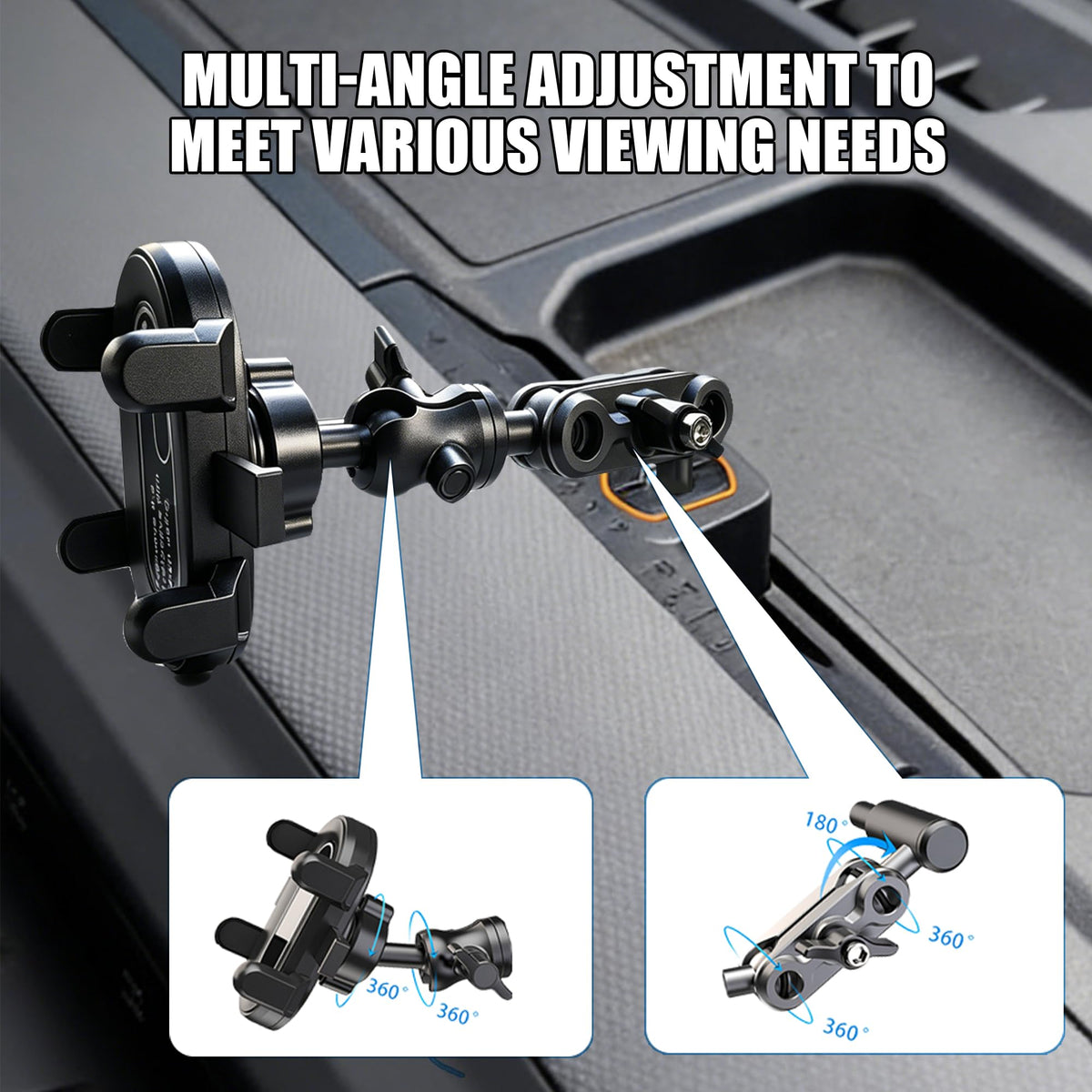 MIRISPO attached to A-pillar on Pajero demonstrating strong screw-replacement fit