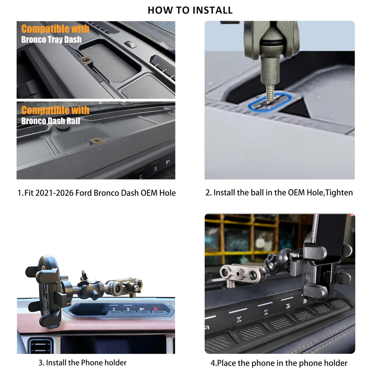 MIRISPO installation with tools showing bolt-on setup using factory screw holes