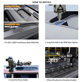 MIRISPO installation with tools showing bolt-on setup using factory screw holes
