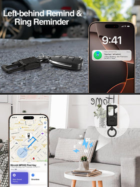 Miroddi keychain in hand showing size and portability benefit